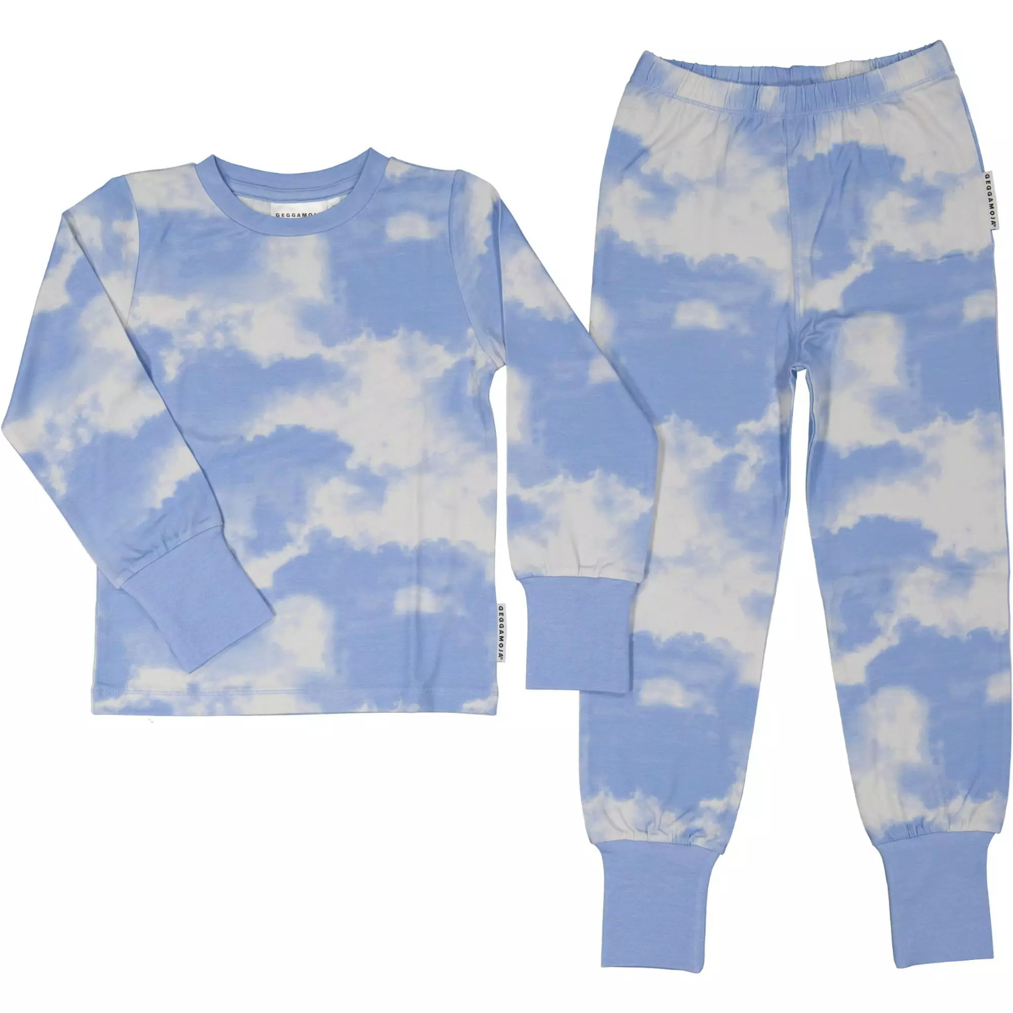 Bamboo two pcs pyjamas Blue sky