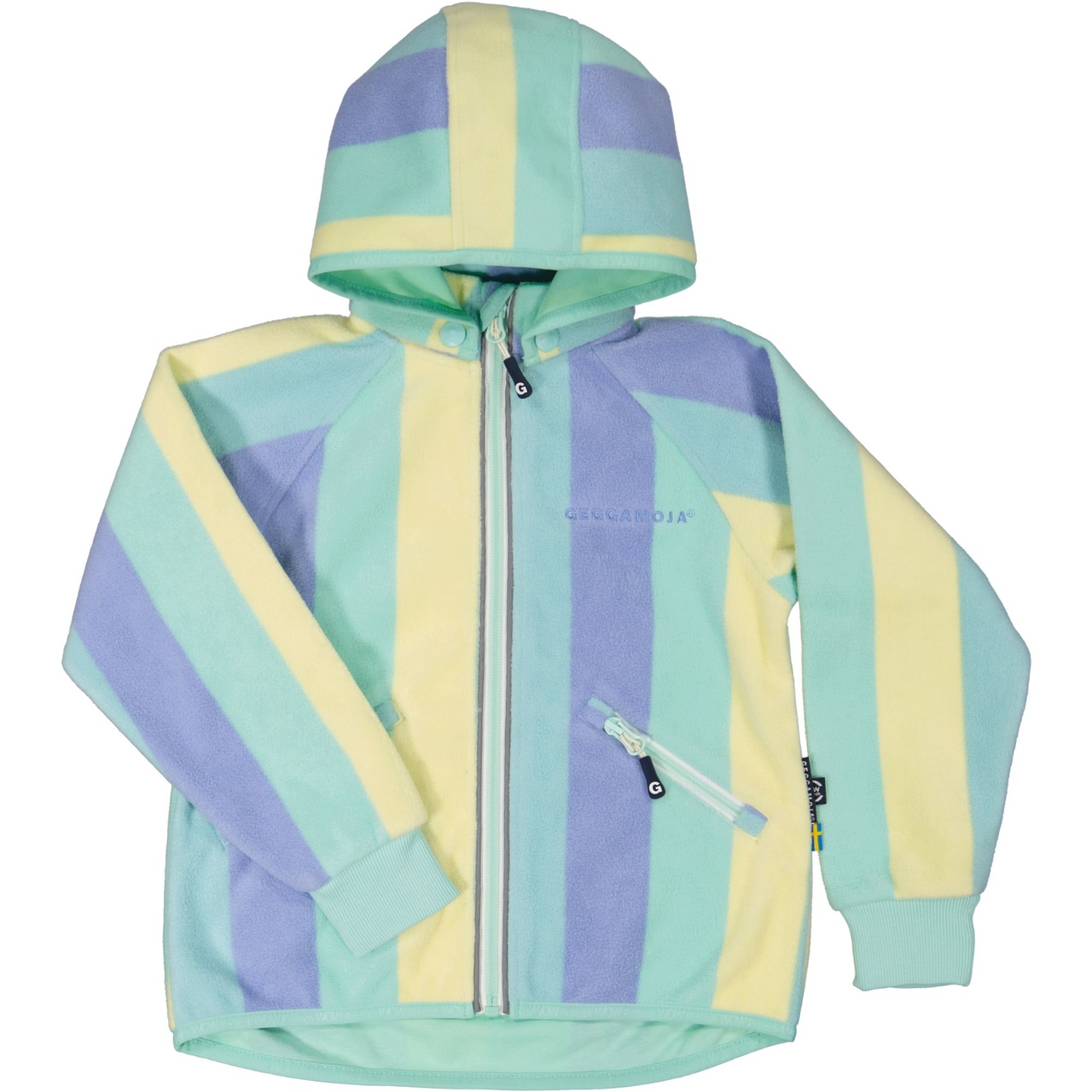 Wind fleece jacket Mint Stripe  110/116