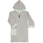 Bathrobe Kids Classic Grey/green-green  74/80