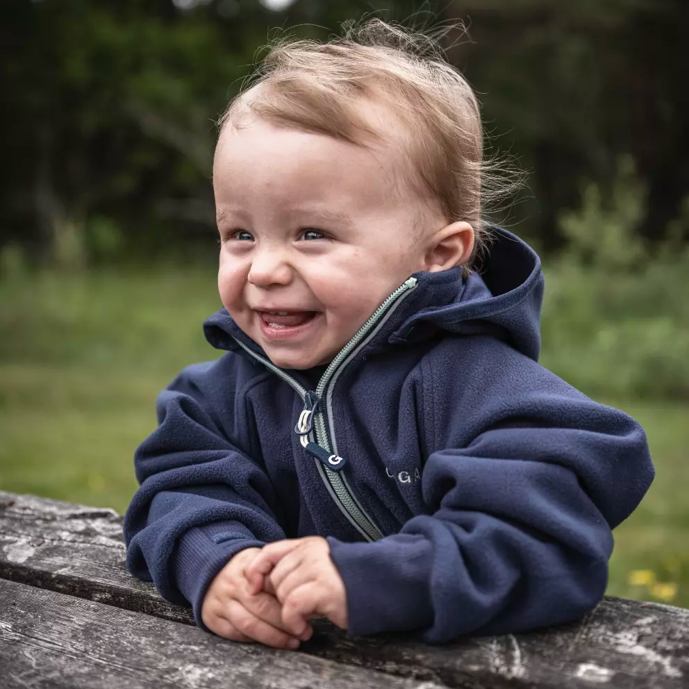 Vindfleece jacka Marinblå 110/116