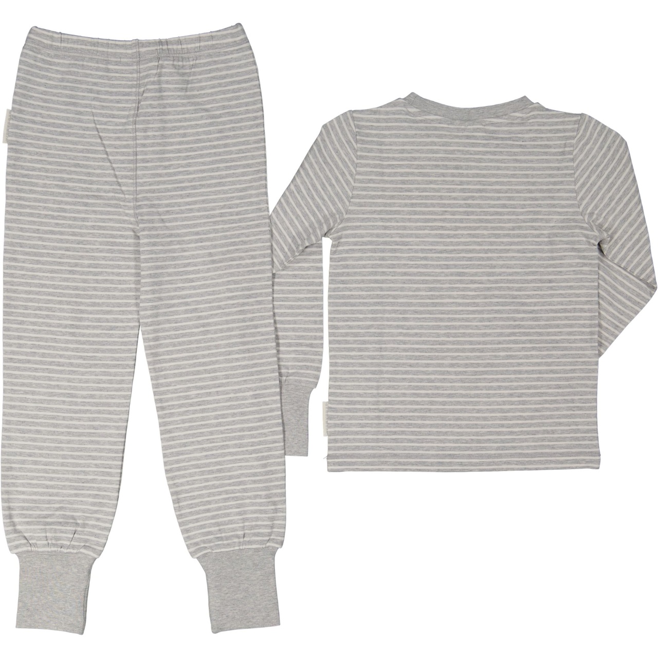 Two pcs pyjamas Classic Grey mel/white 110/116