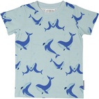 T-shirt Bambu Blue whale 134/140