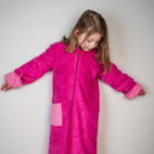 Kids Bathrobe Pink str 146/152