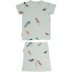 Sommar-set Bambu Green bird 110/116