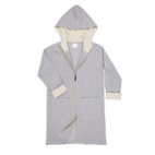 Bathrobe female Classic Grey/beige-offw  XS