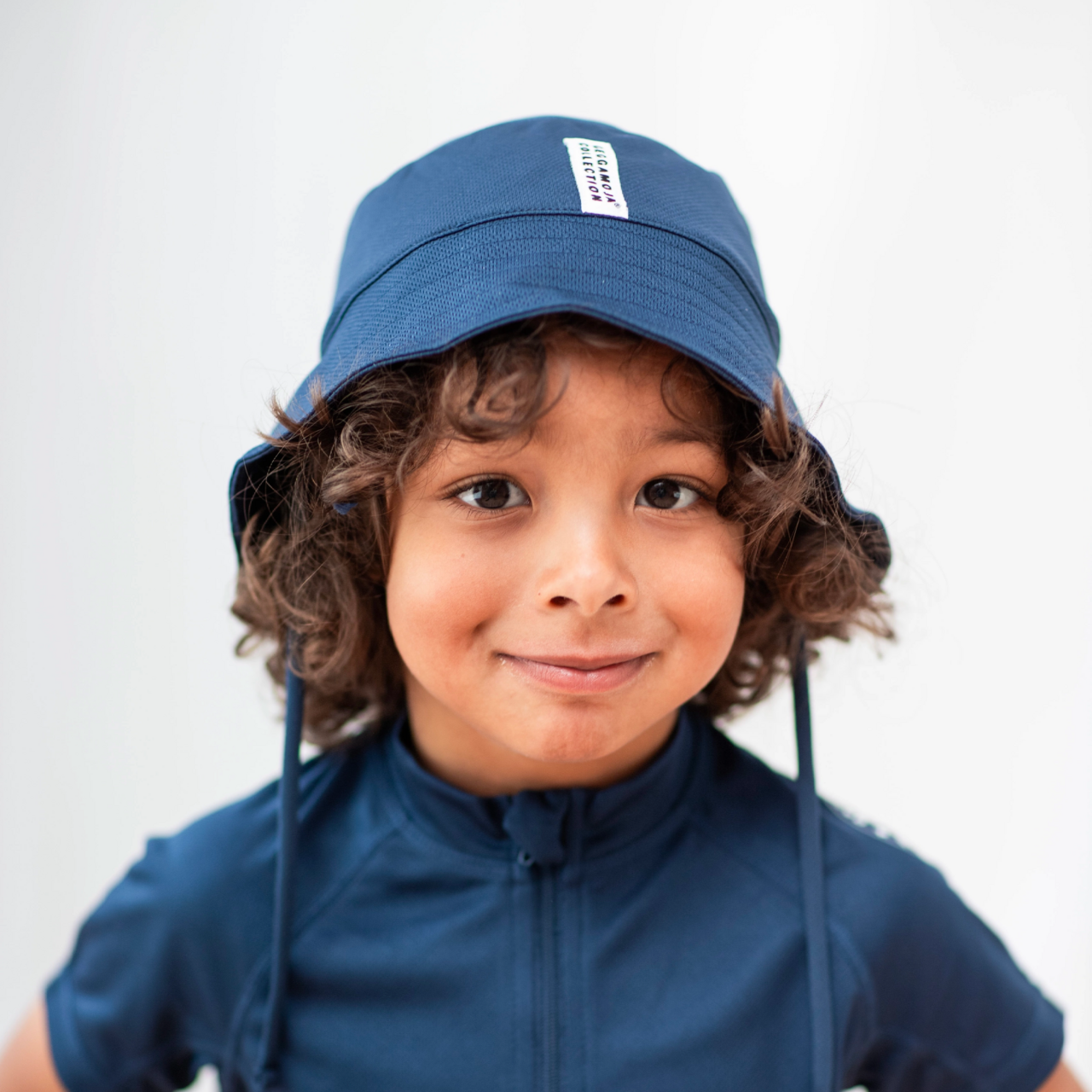 UV-Sonnenhut Navy blau  2-6Y