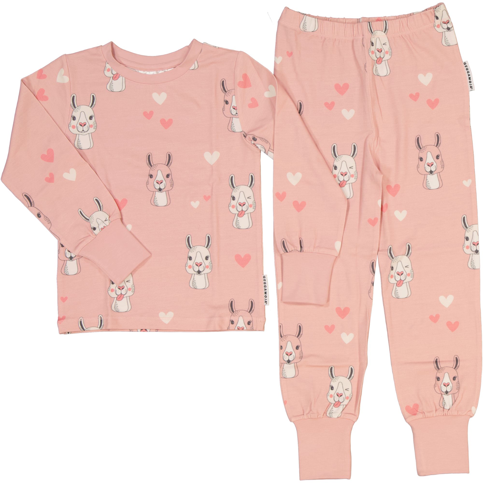 Two piece pyjamas Pink lama