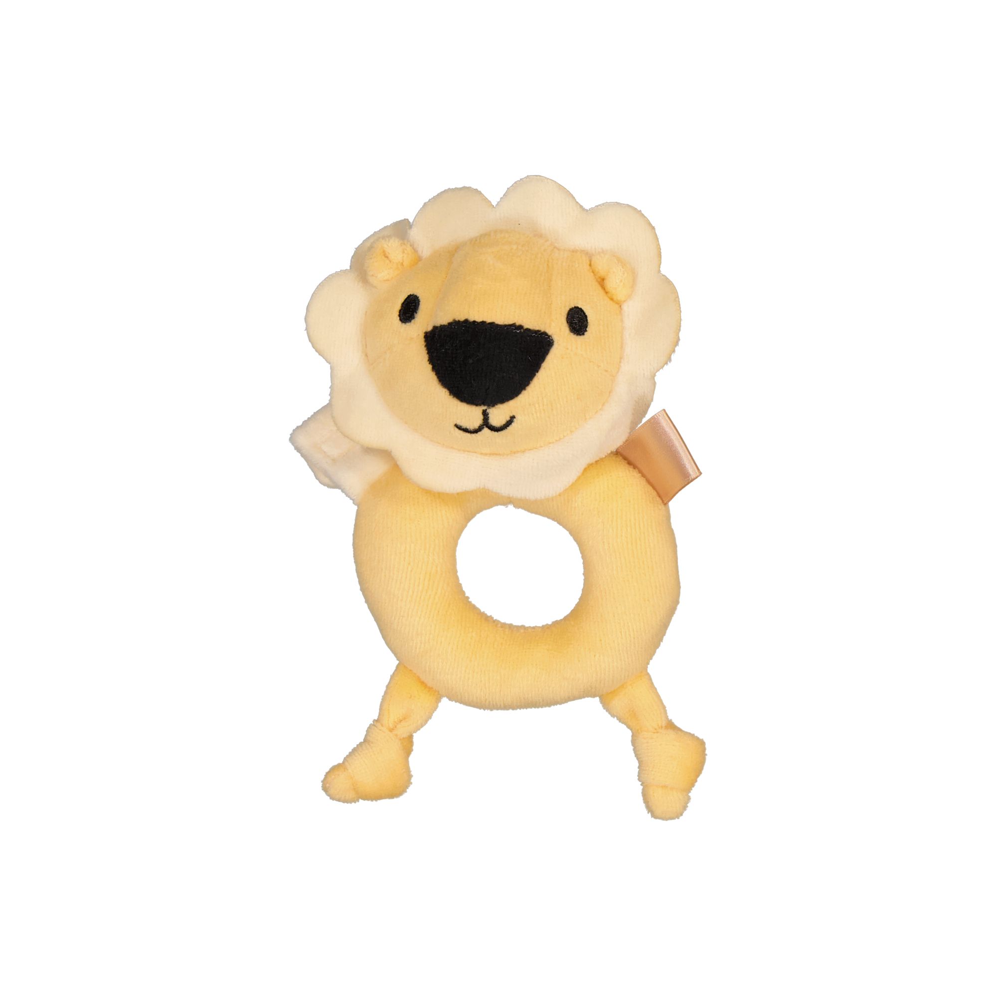 Ring rattle Yellow lion