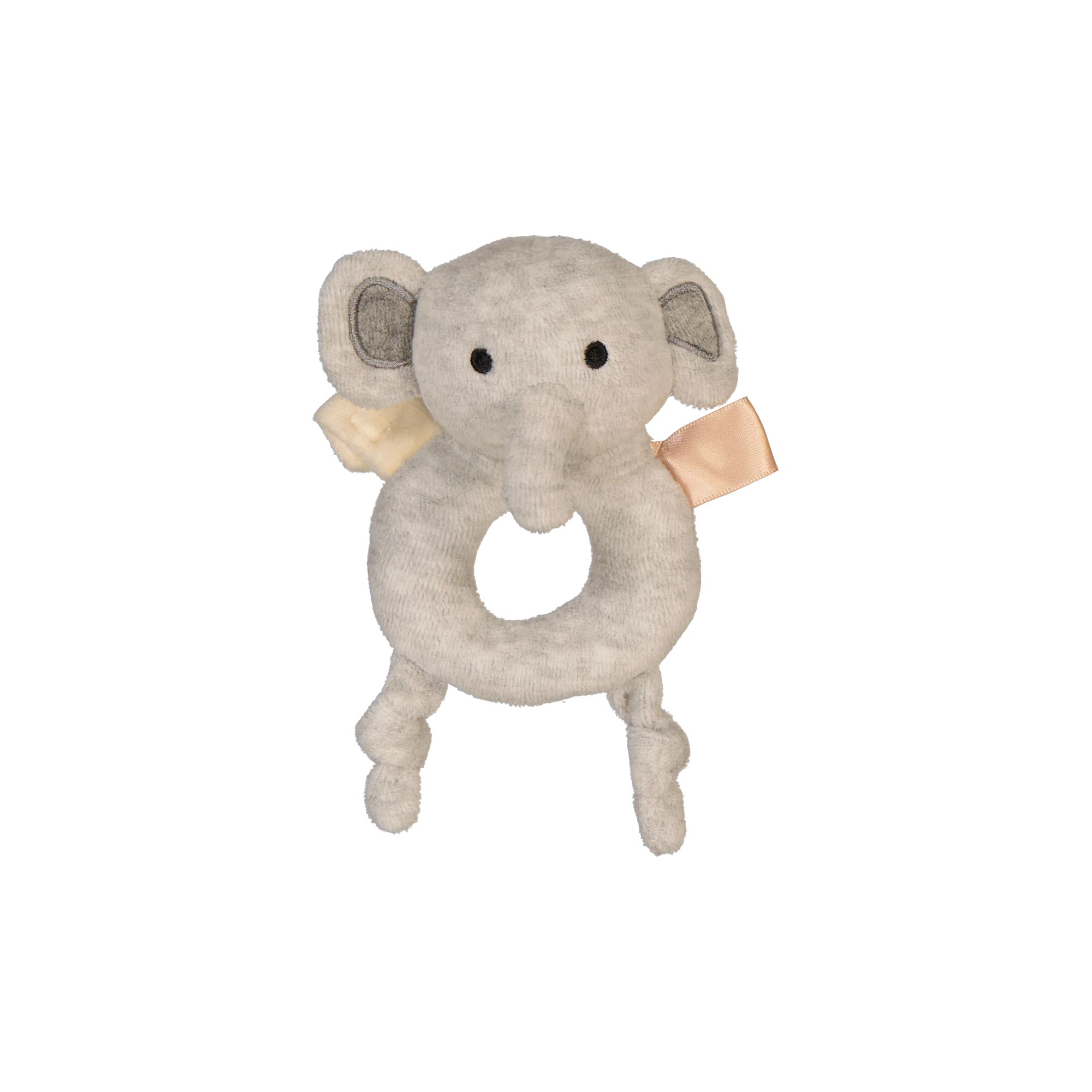 Ring rattle Grey mel elephant