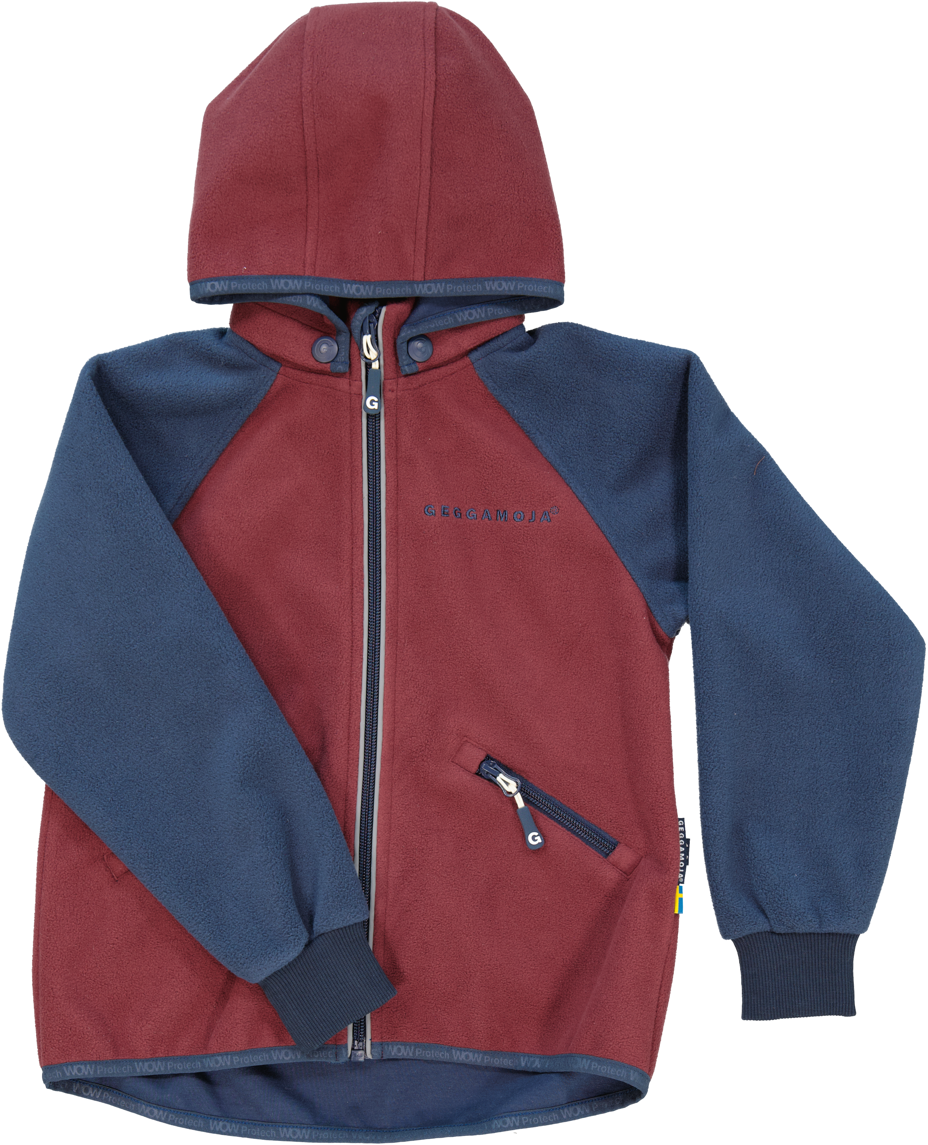 Windfleecejacke Burgund