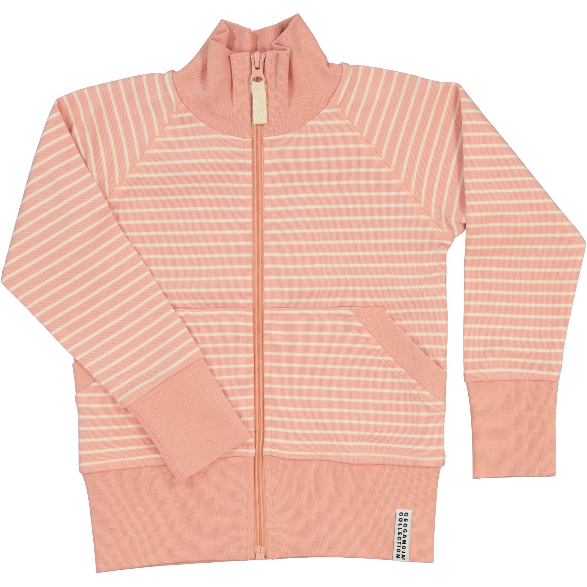 Zip sweater Pink/offwhite