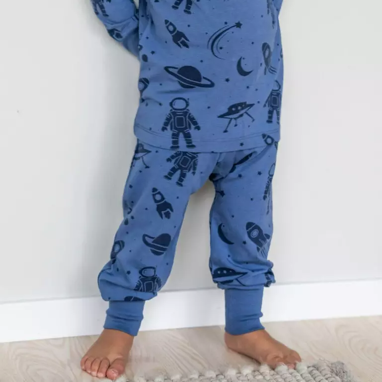 Two piece pyjamas Blue astronaut