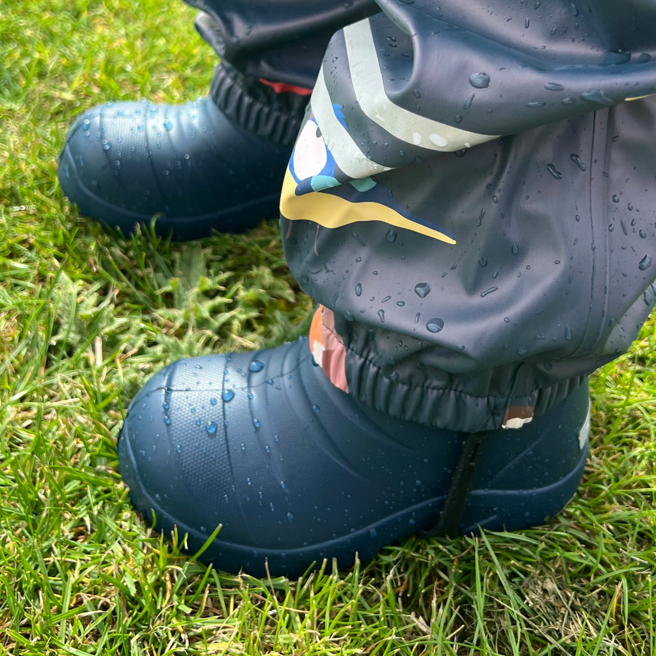 Gefütterte Gummistiefel Navy  32 (20 cm)