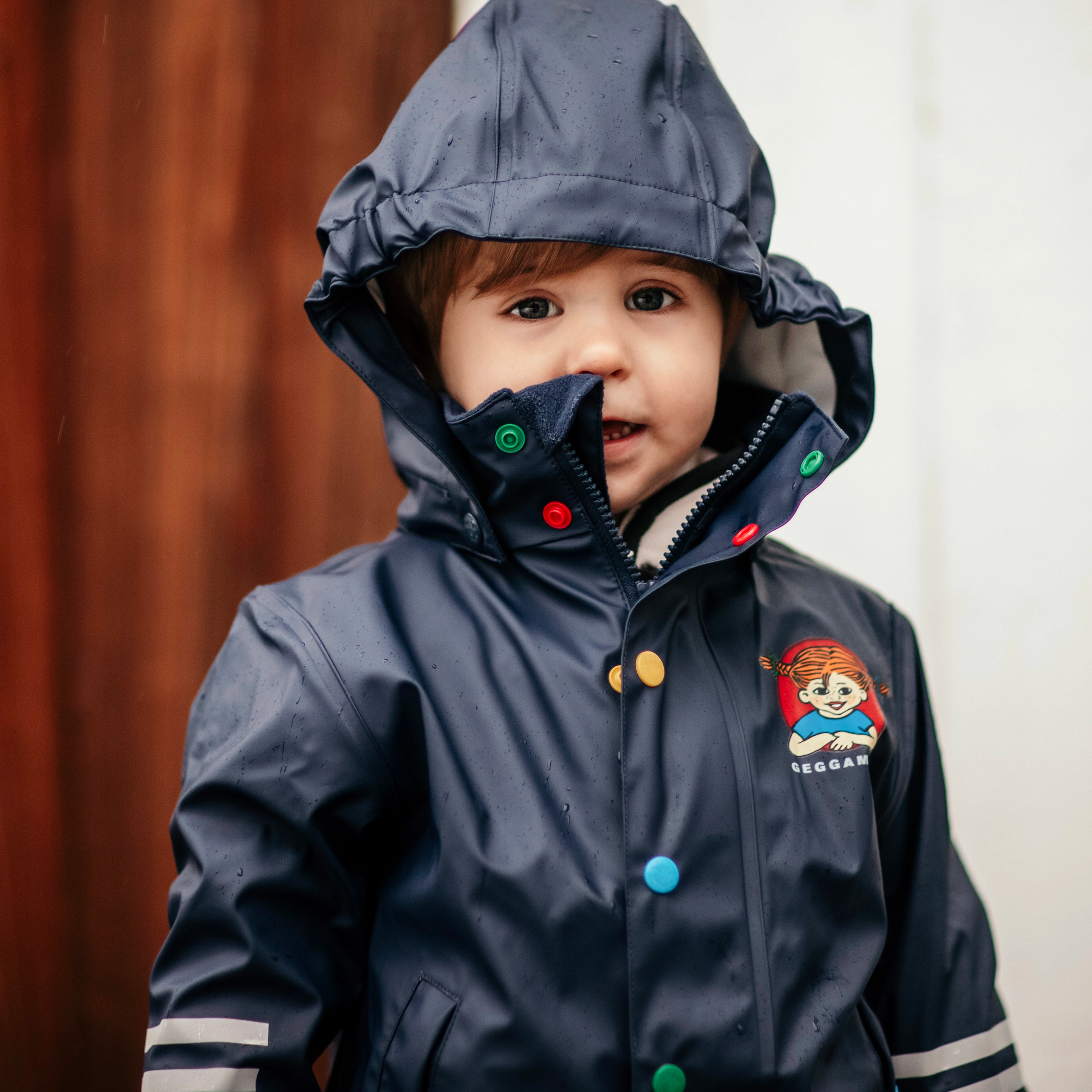 Pippi Langstrumpf Rain jacket Navy