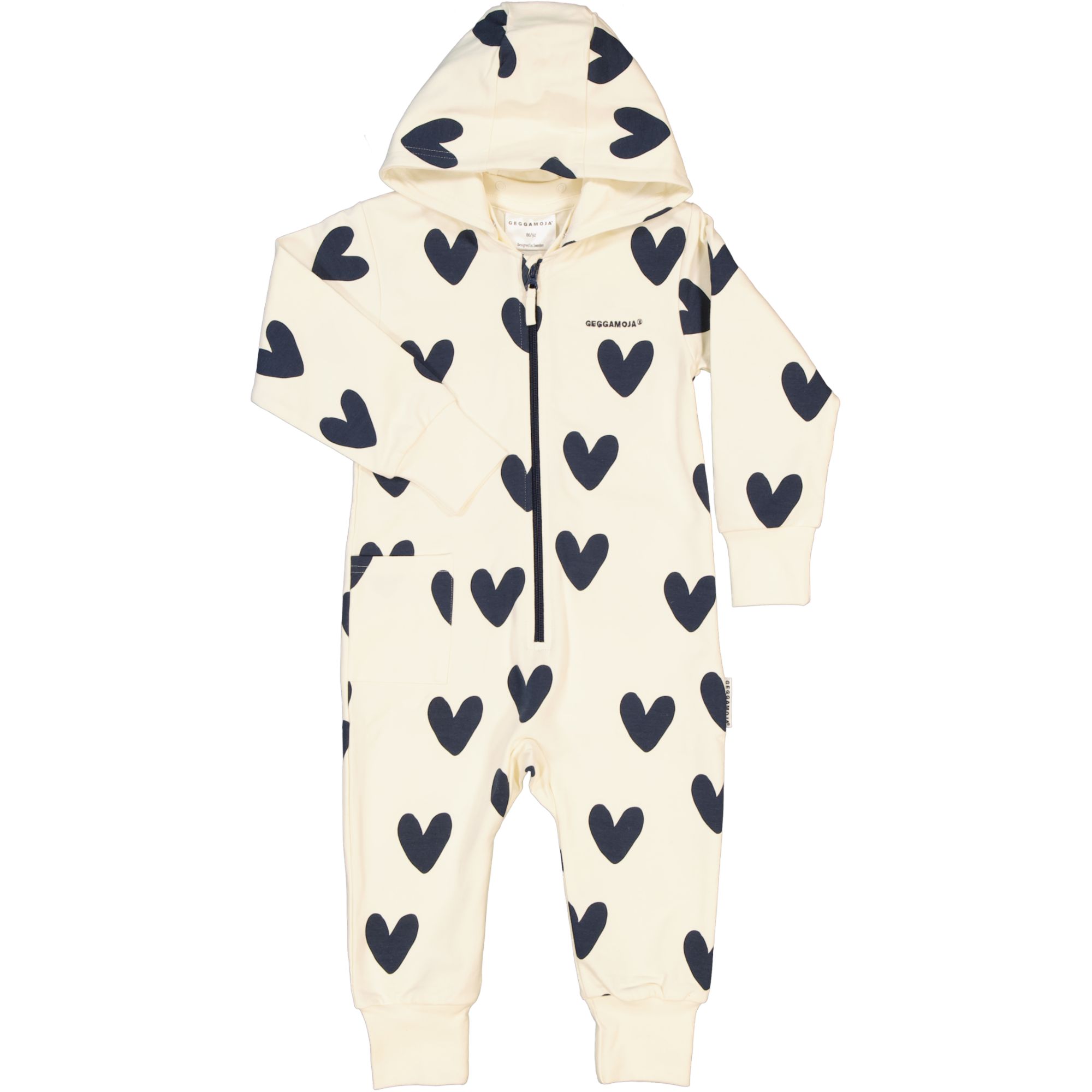 College jumpsuit Navy heart