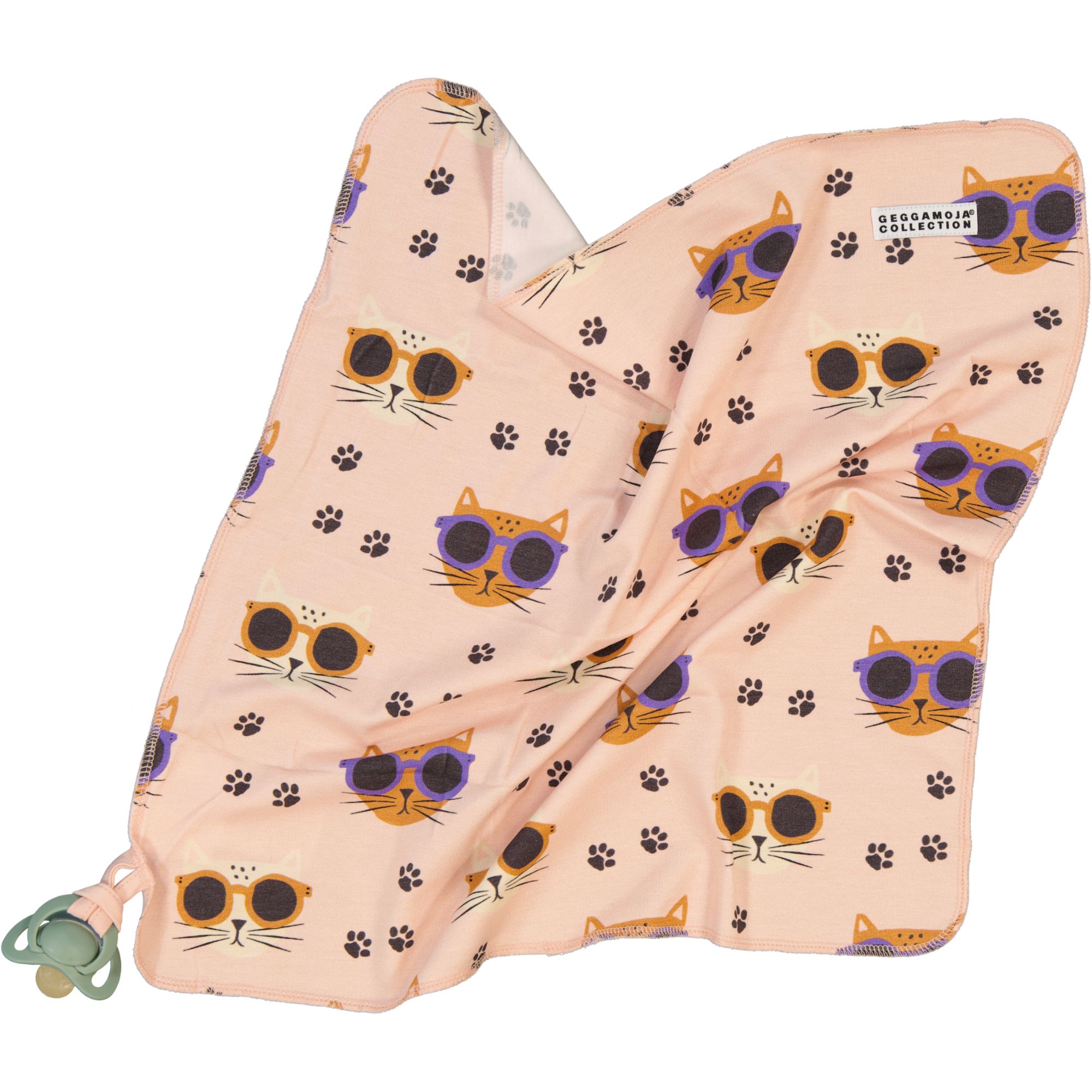 Snuttefilt Bambu Cool Cats Rosa