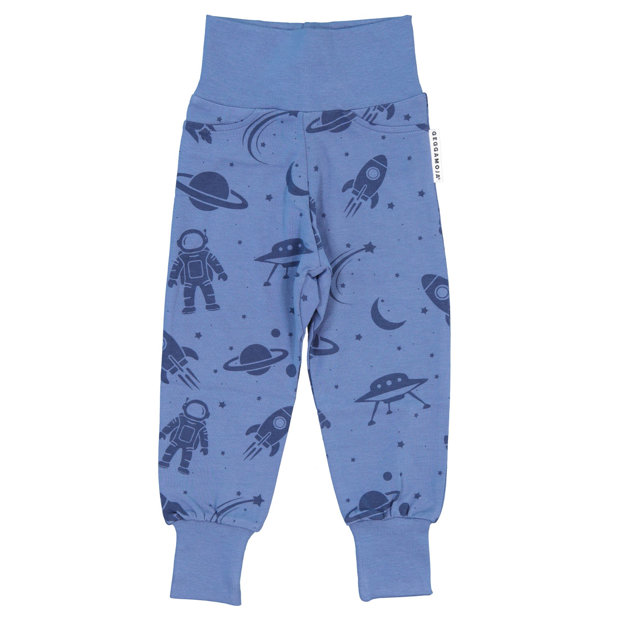 Babyhose Bambus Blauer Astronaut