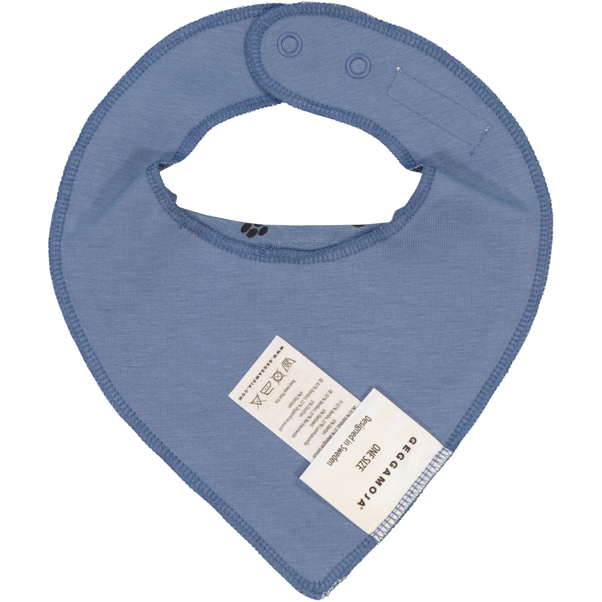 Bamboo Dry bib Blue Bulldog