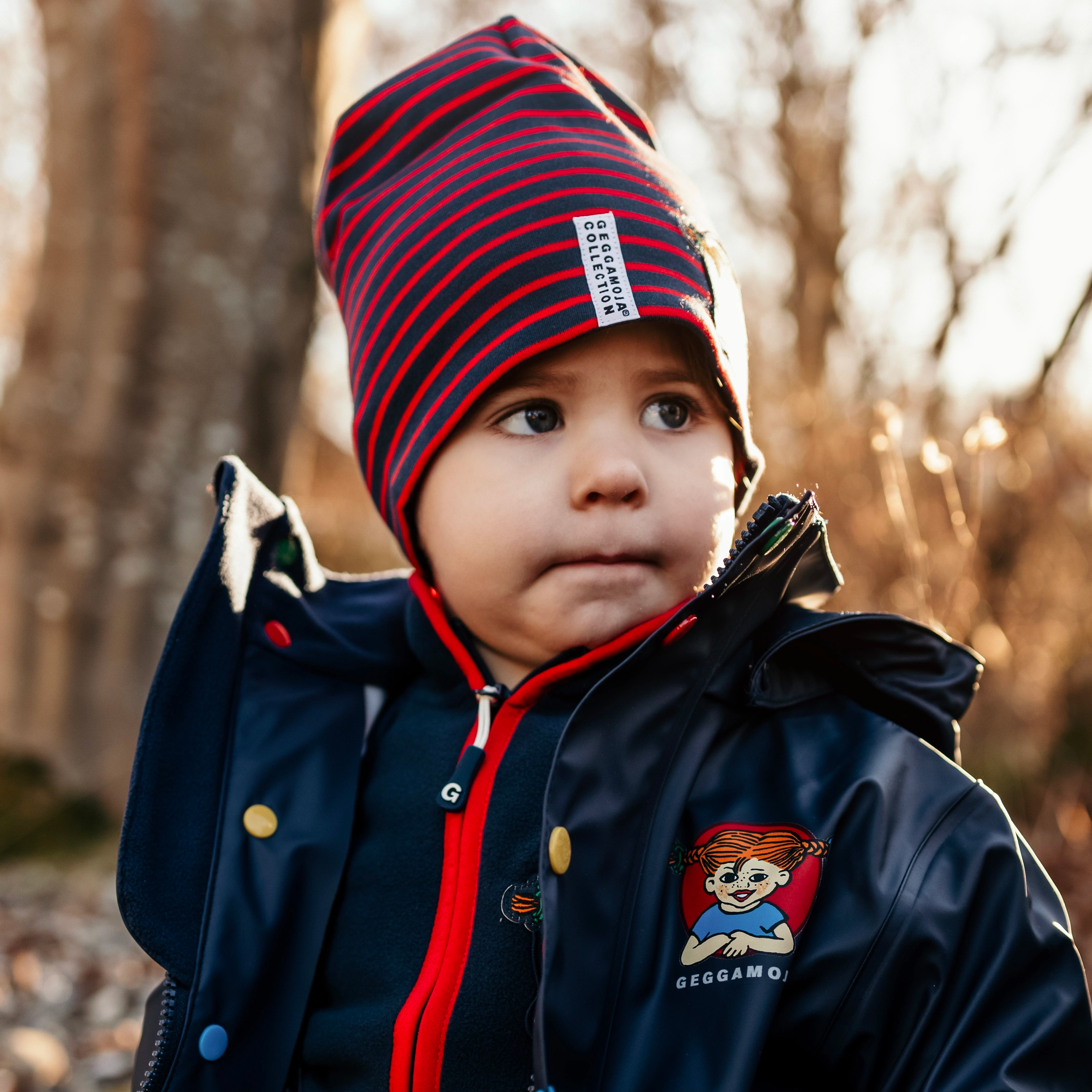 Pippi Longstocking Beanie Red Str