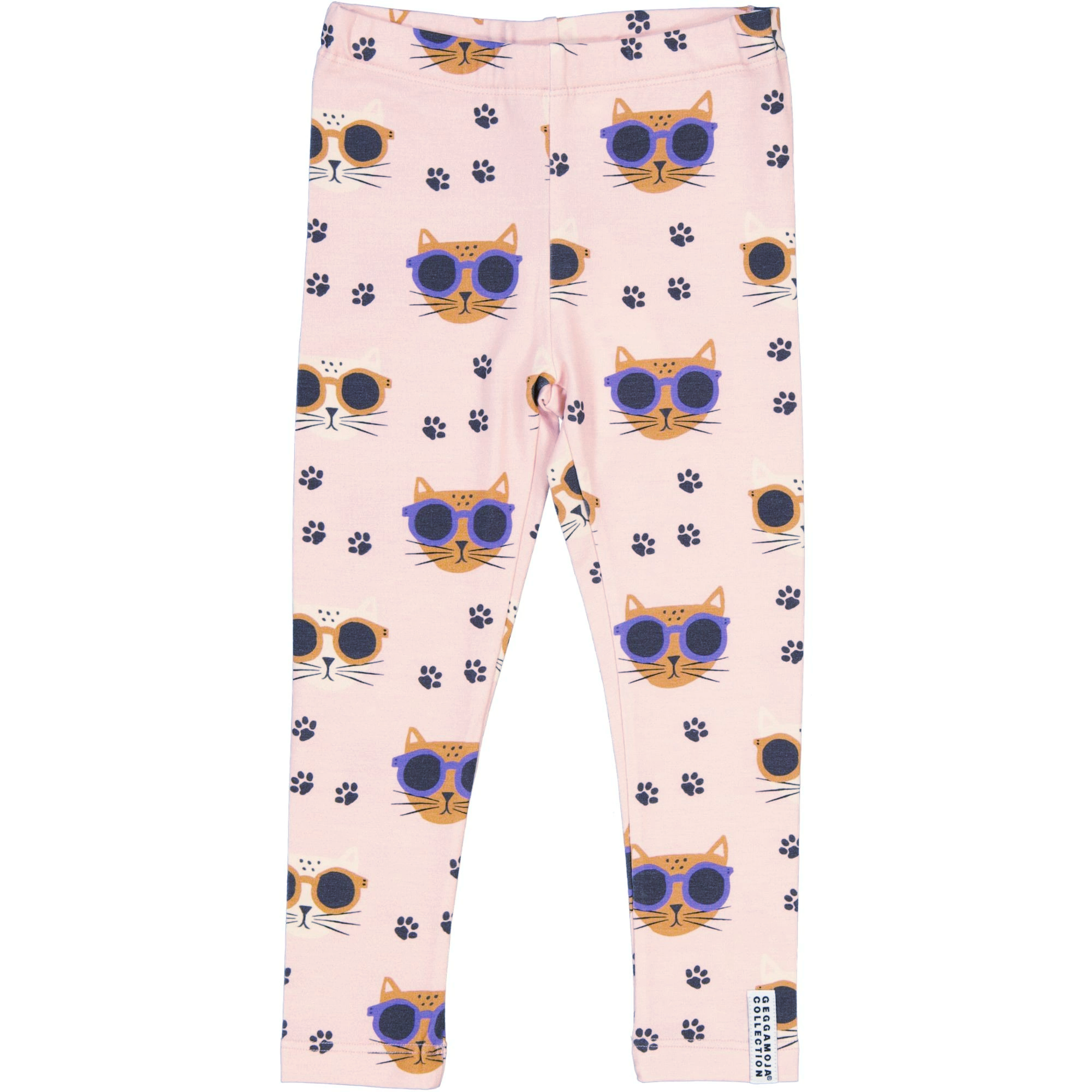 Bamboo Leggings Pink Cool Cats