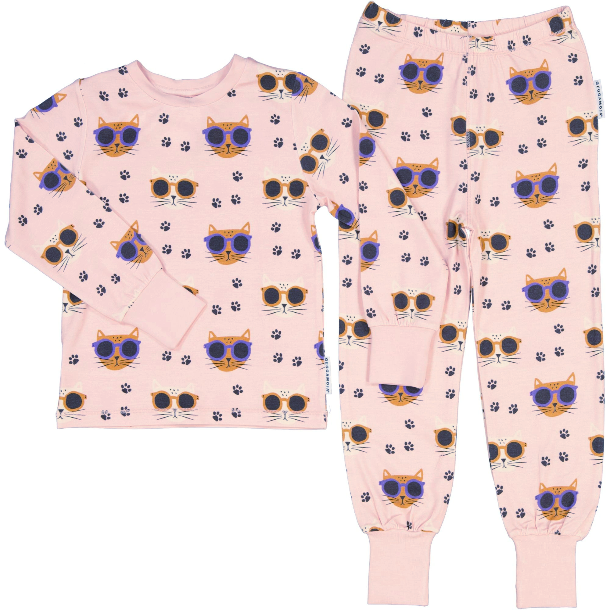 Pyjamas tvådelad Bambu Cool Cats Rosa