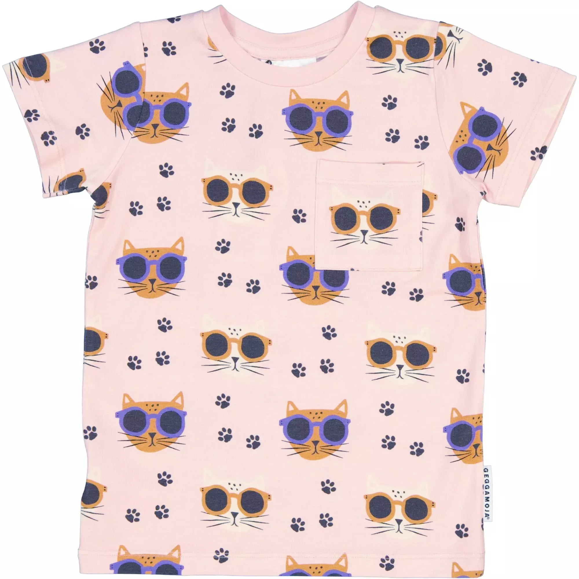 T-shirt Bambu Cool Cats Rosa