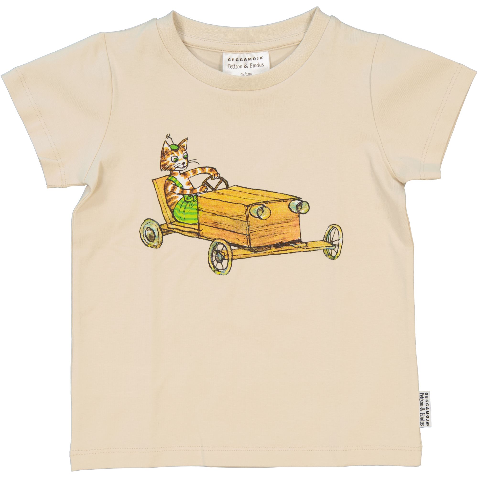 T-shirt Pettson and Findus Beige