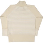 Zip sweater Beige/white 134/140