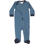 Baby pyjamas 2-way zip Blue 62/68