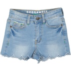 High waist jeans shorts Denim l.blue wash 146/152