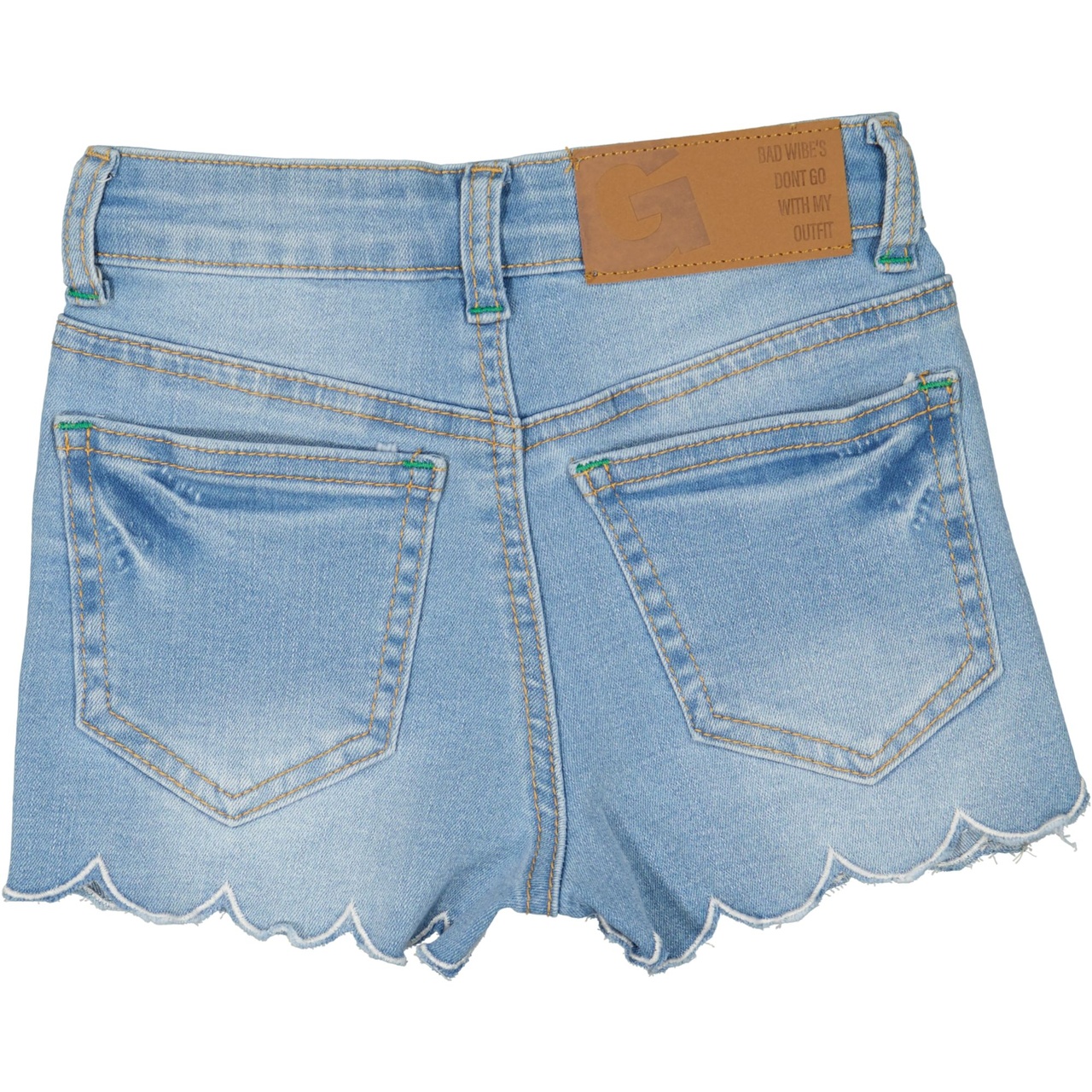 High waist Jeansshorts Ljusblå 146/152