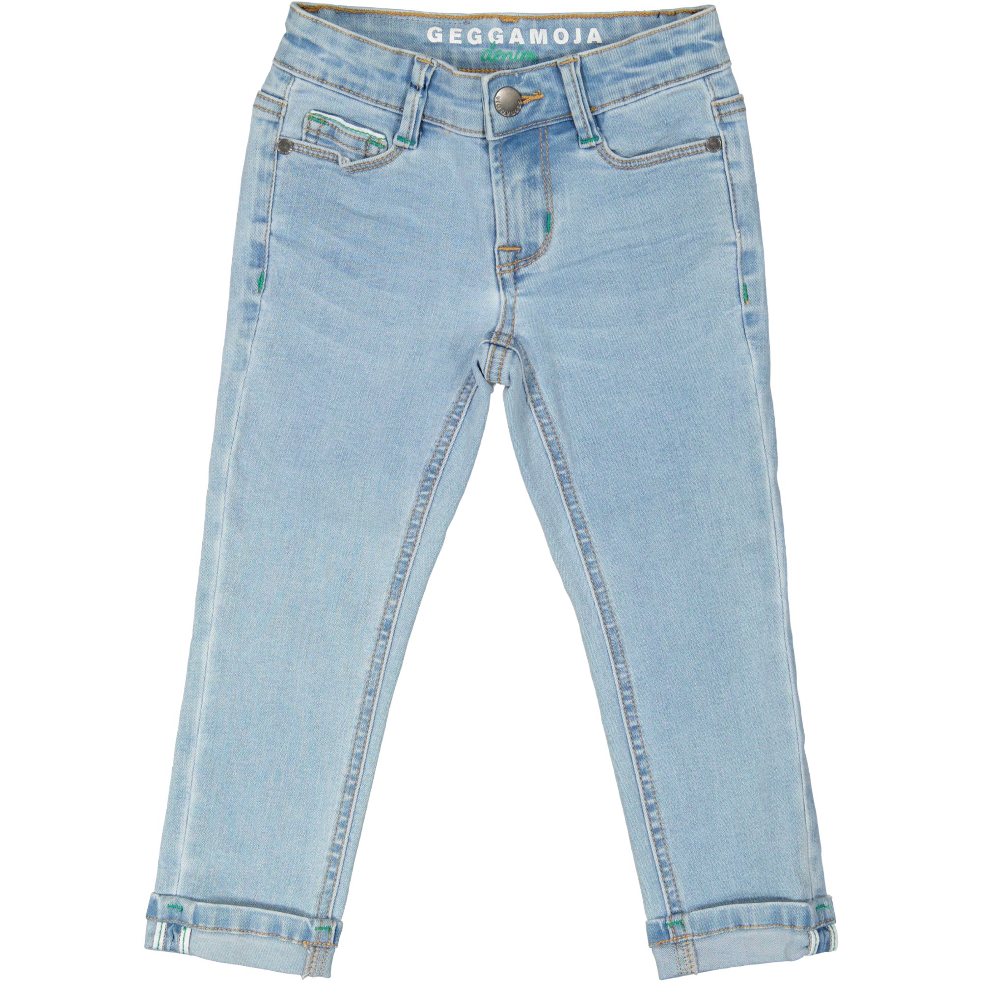Unisex 5-pocket jeans Denim l.Sininen wash
